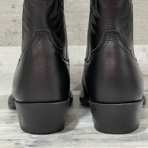 Ariat Men's Heritage R Toe Western Boot - Black - Sz - 9D .US - Picture 8 of 12